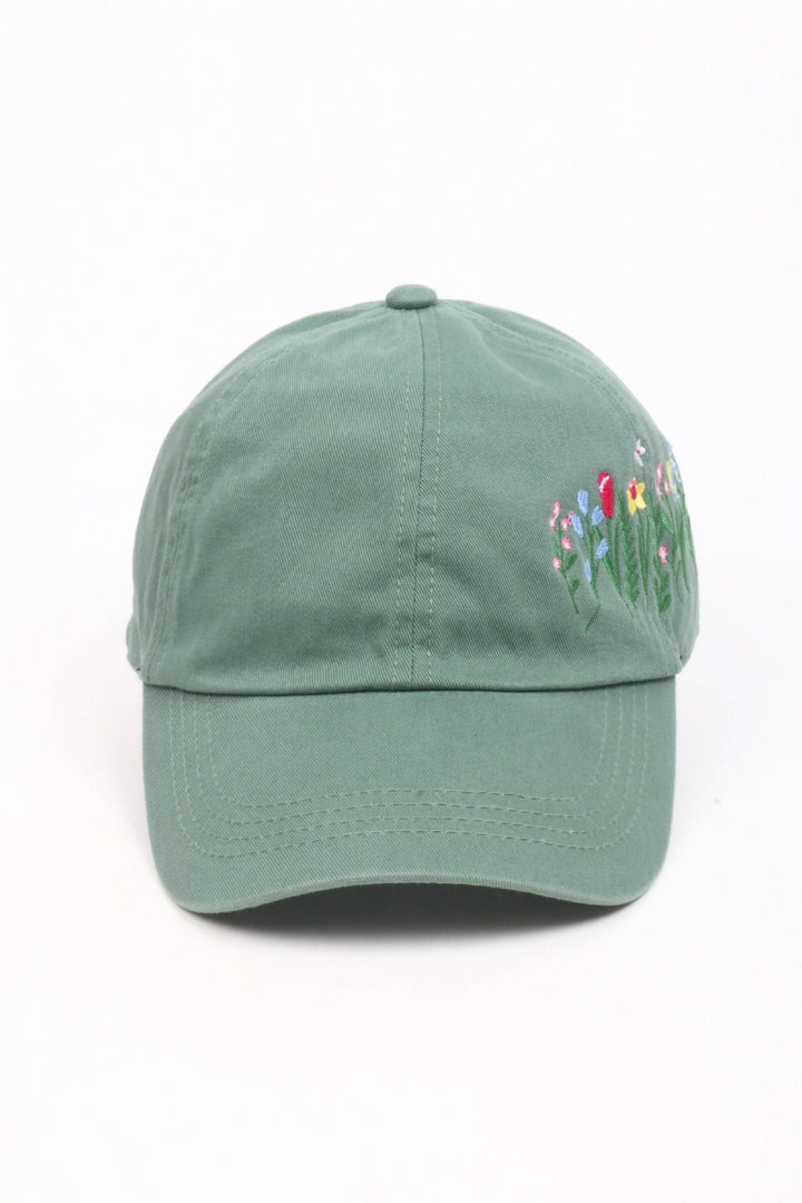 Floral Flutter Baseball Cap