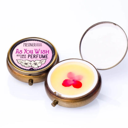 Handmade Solid Perfume With Flower or Bead