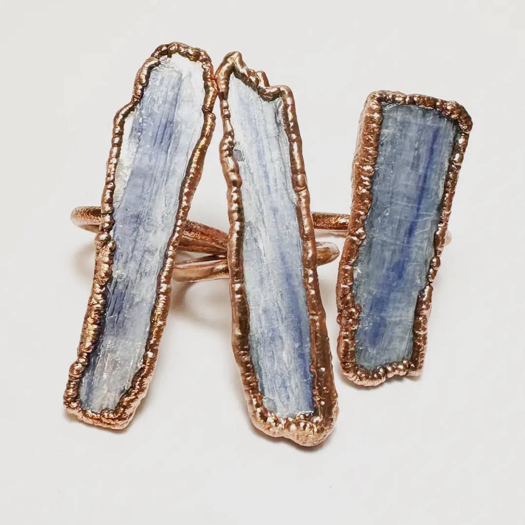Blue Kyanite Blade Ring