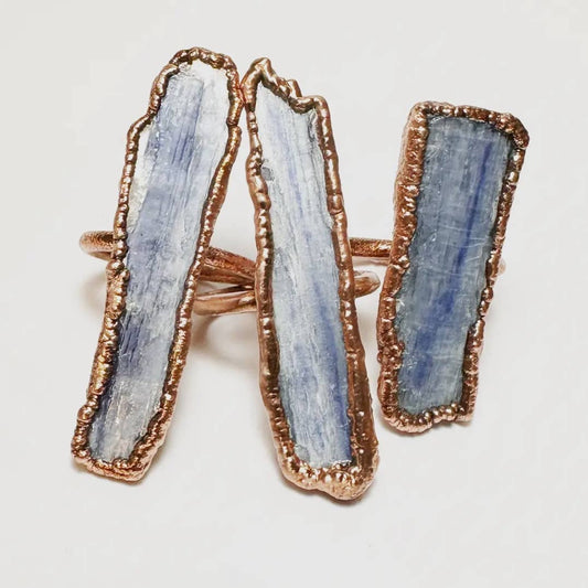 Blue Kyanite Blade Ring