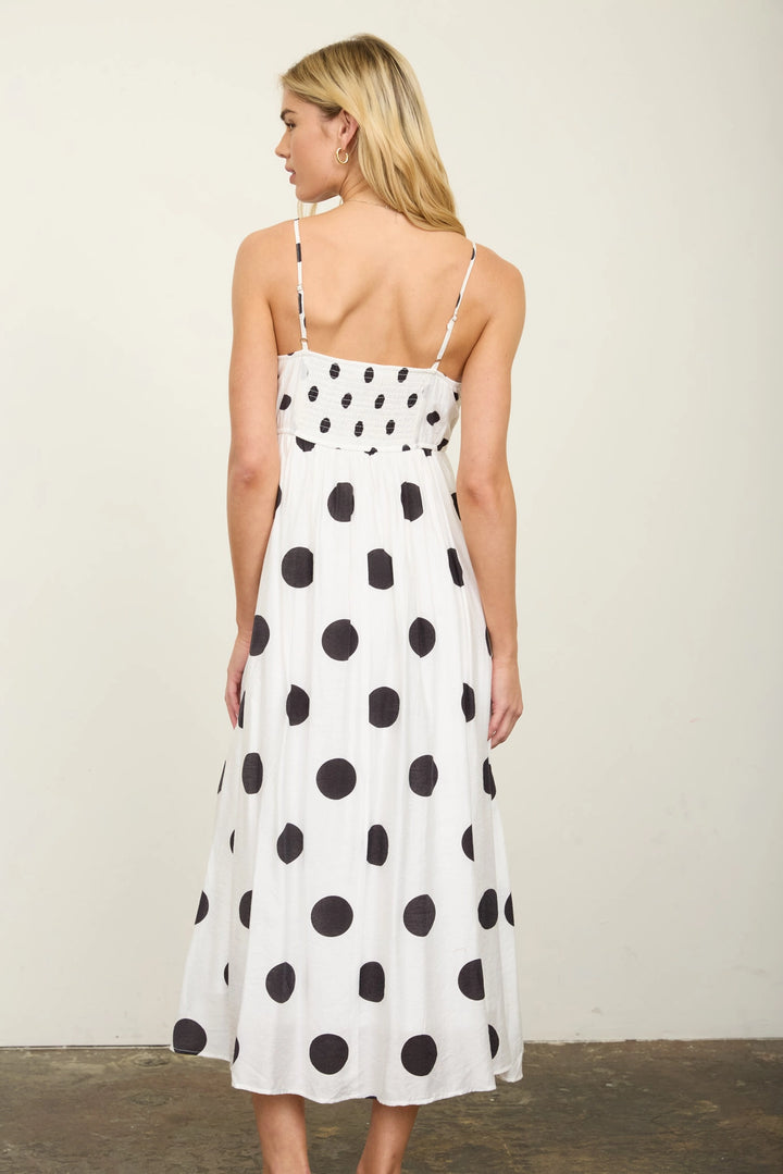 B + W Polka Dot Dress