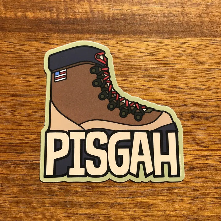 Pisgah Hiking Boot Sticker
