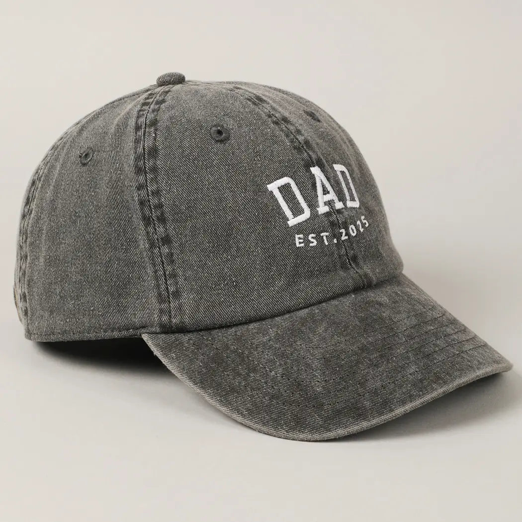 'DAD' Embroidered Baseball Cap