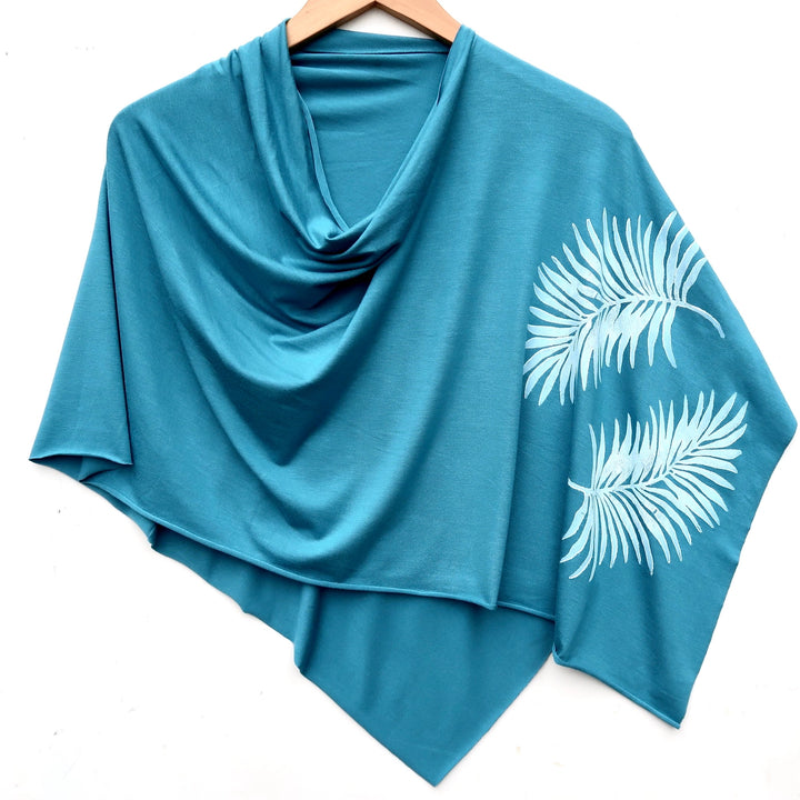 Hand Printed Lightweight Poncho