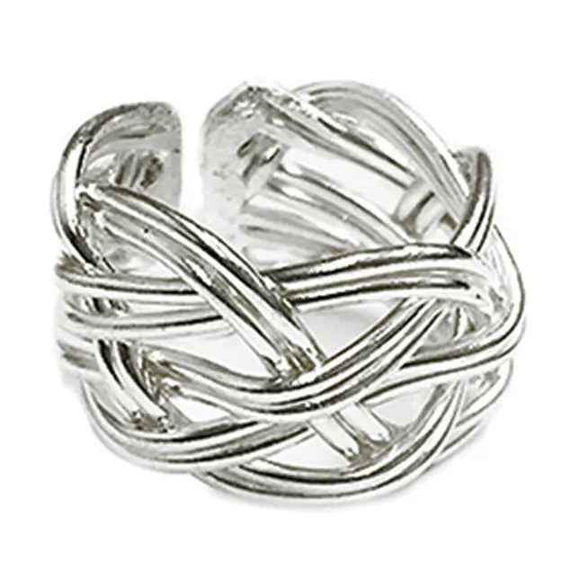 Anju Adjustable Brass Ring