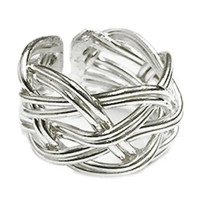 Anju Adjustable Brass Ring