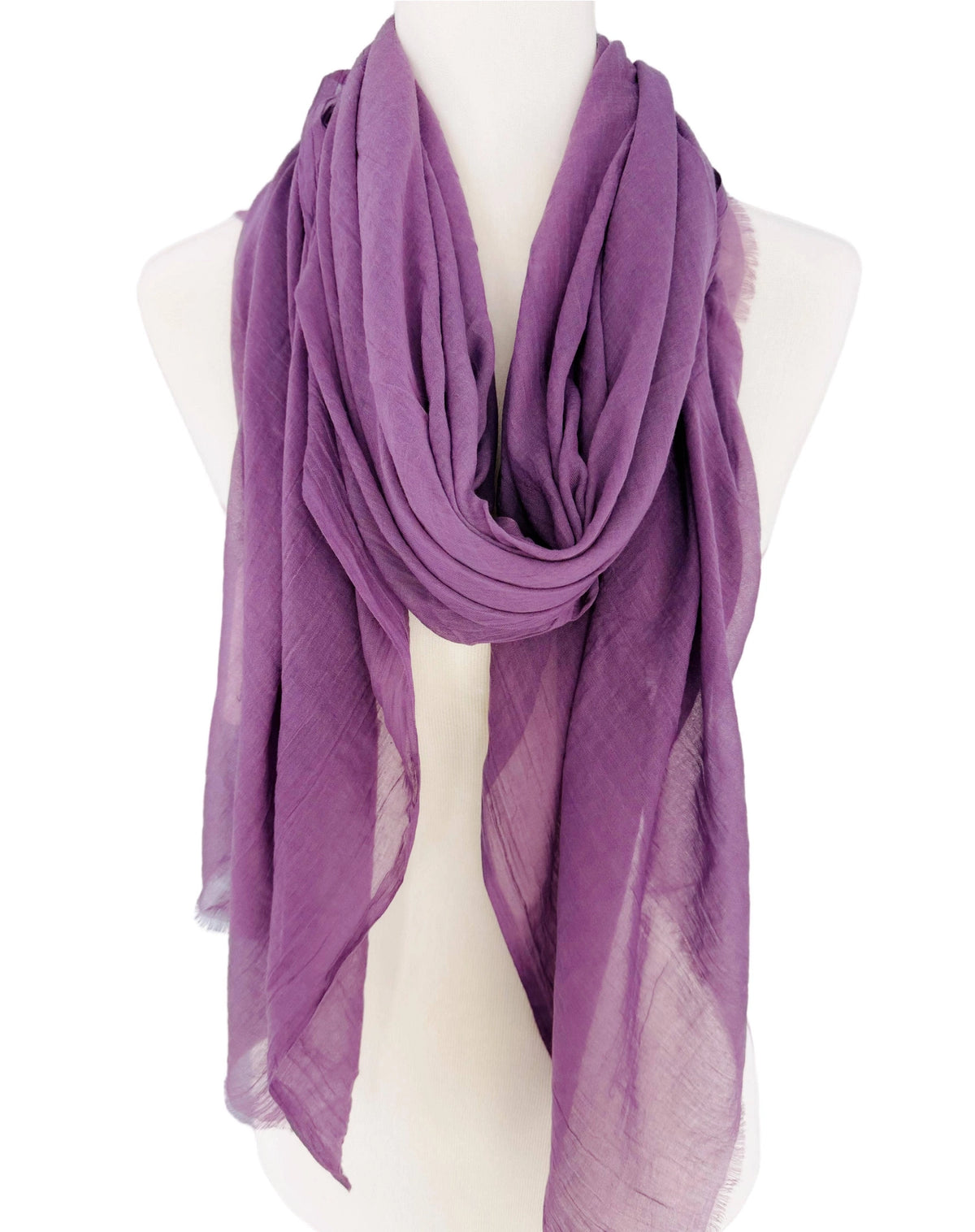 Soft Solid Color Scarf