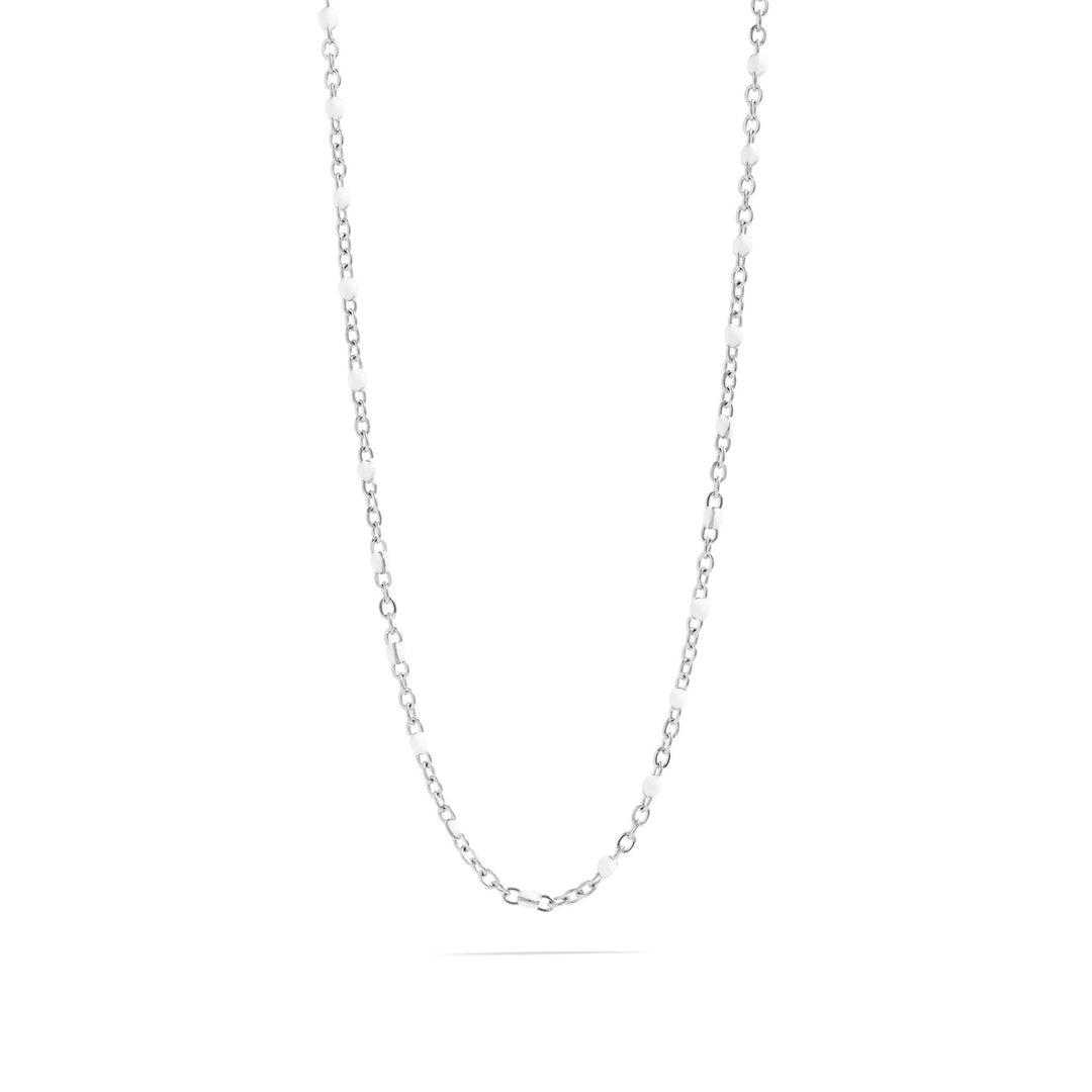 White Confetti Chain Necklace