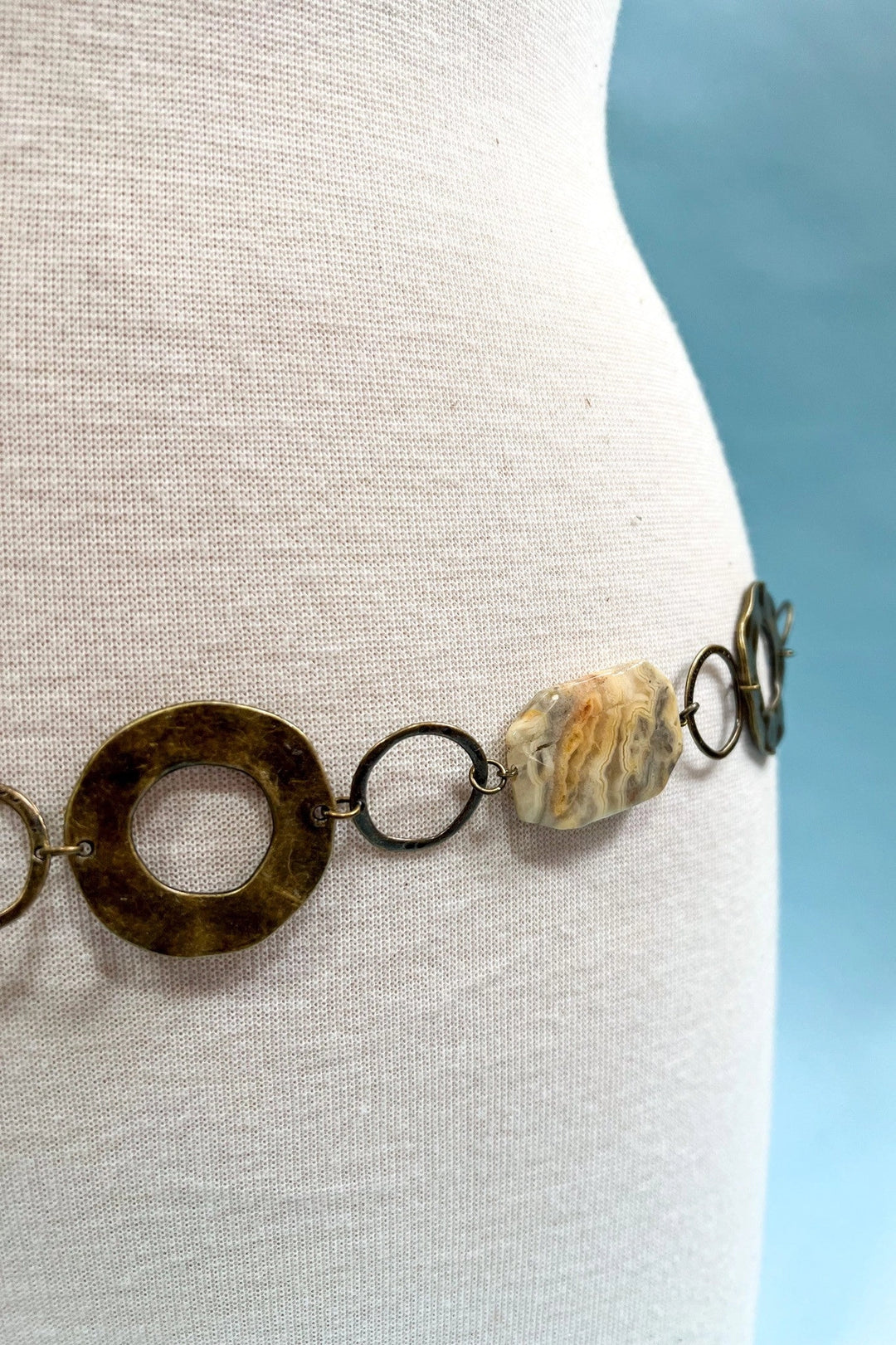 Tiger's Eye + Open Hoop Belt