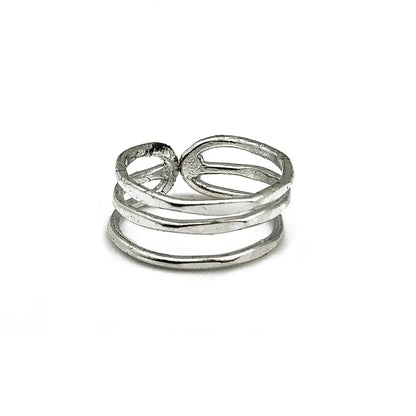 Anju Adjustable Brass Ring