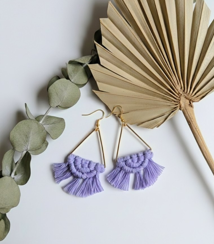 Macramé Triangle Dangles