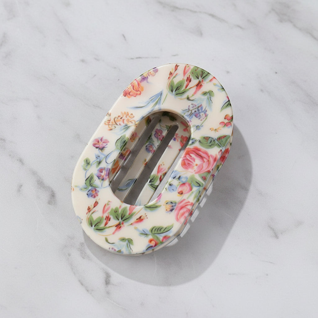 Vintage Flowers Hair Clip