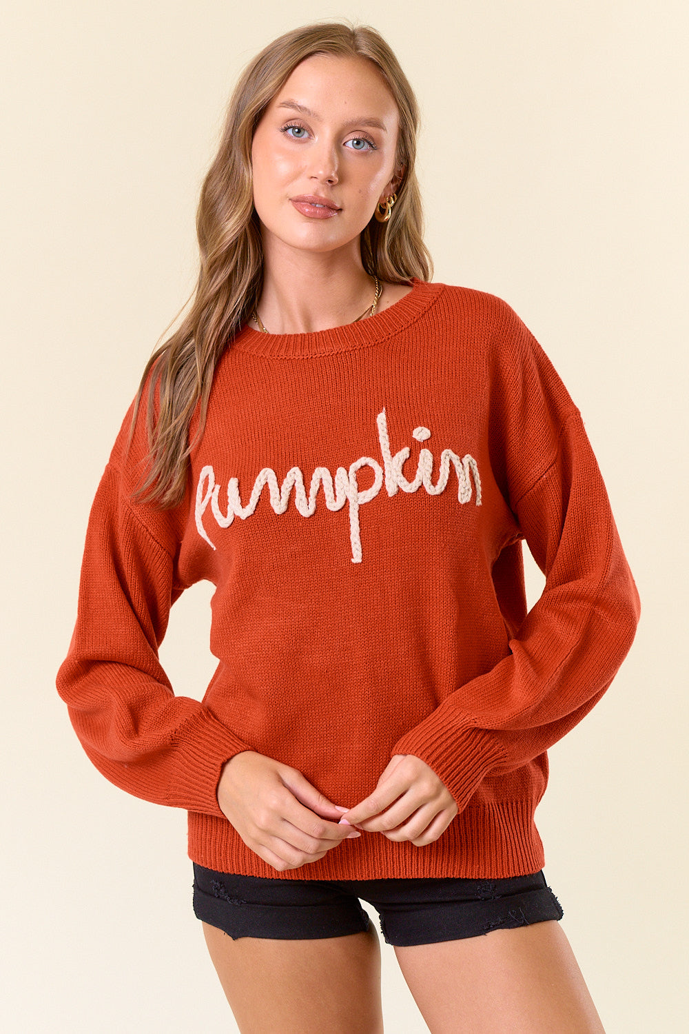 'Pumpkin' Sweater