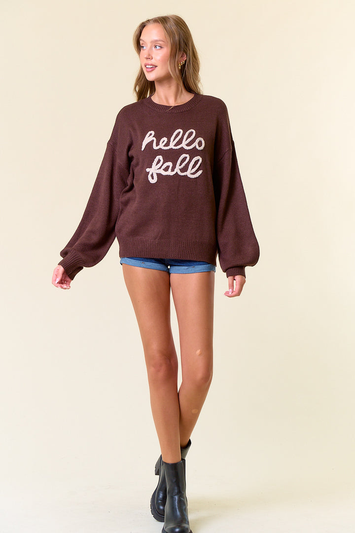 'Hello Fall' Sweater