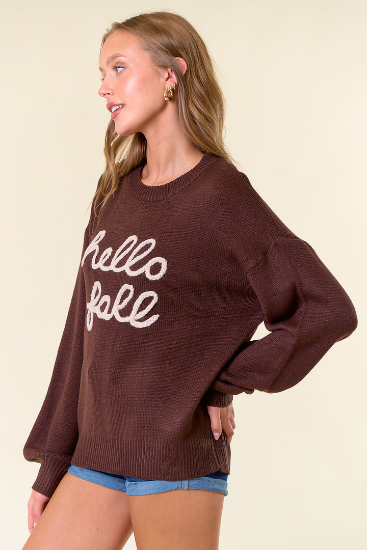 'Hello Fall' Sweater