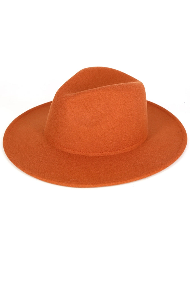 Solid Felt Panama Hat