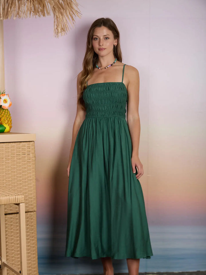Spaghetti Strap Midi Dress