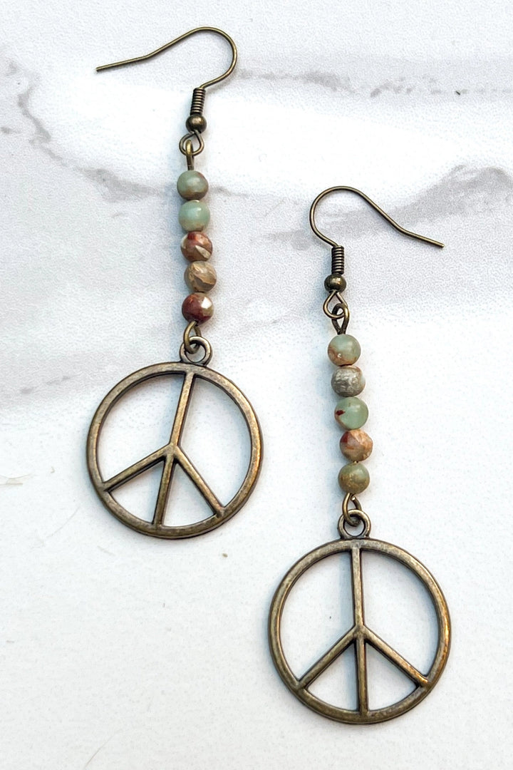 Imperial Jasper Peace Dangle