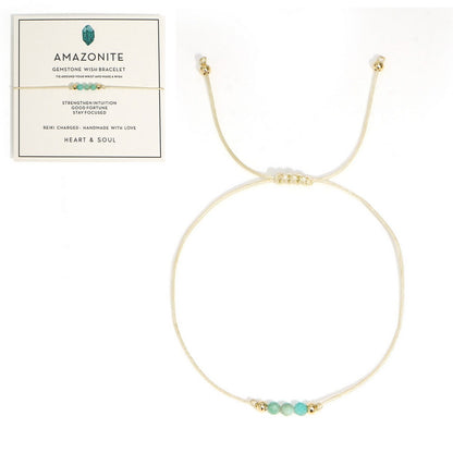 Gemstone Wish Bracelet