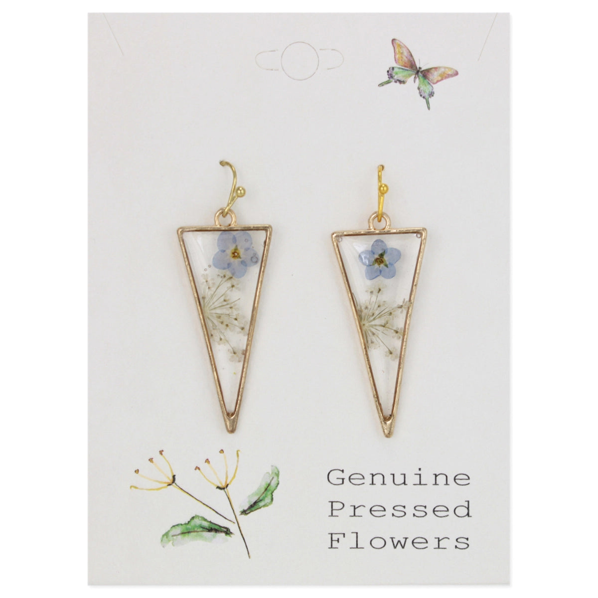 Pressed Flowers Earring Collection