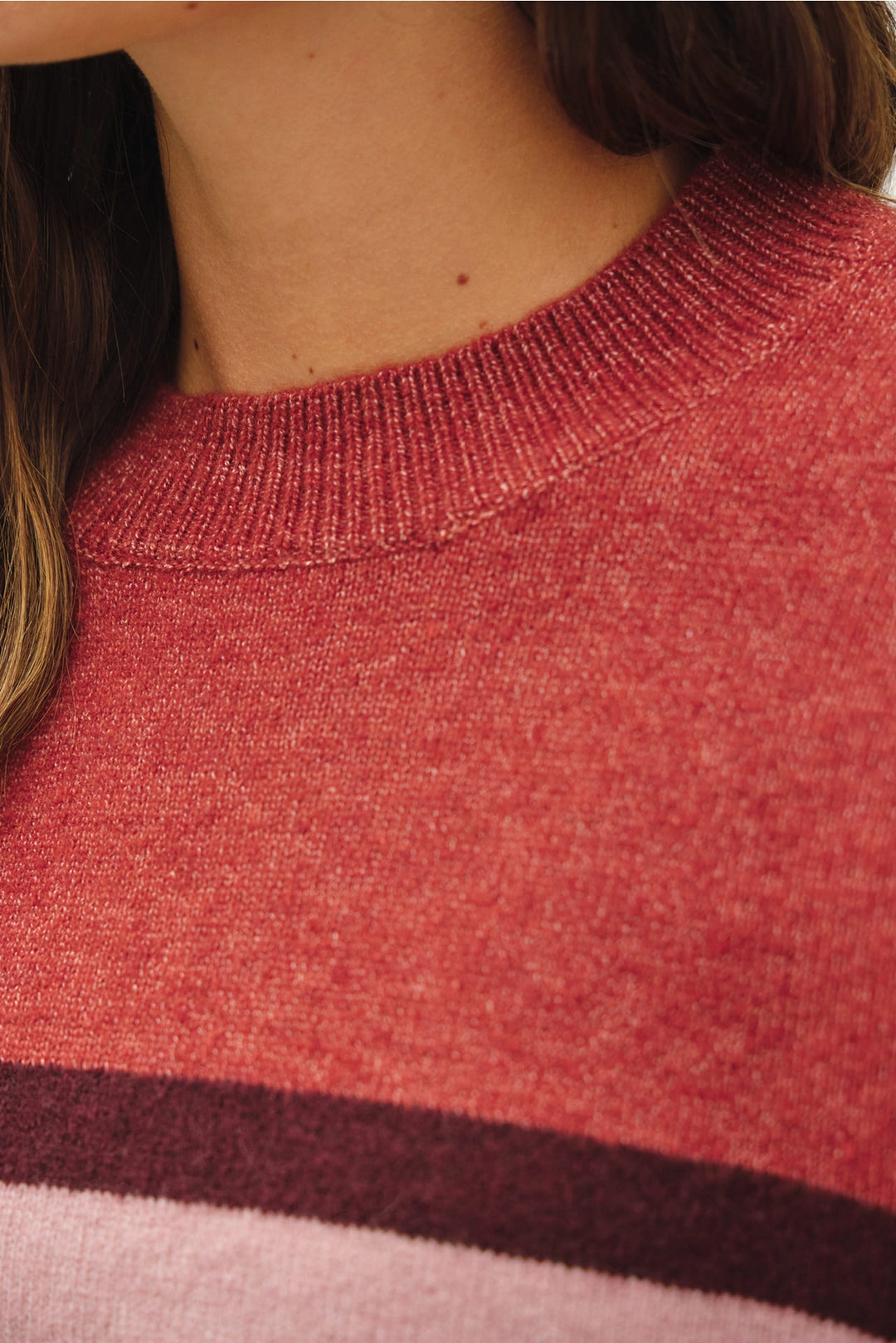 Striped Knit Sweater