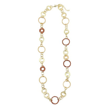 Sachi Raffia Necklace - Tan