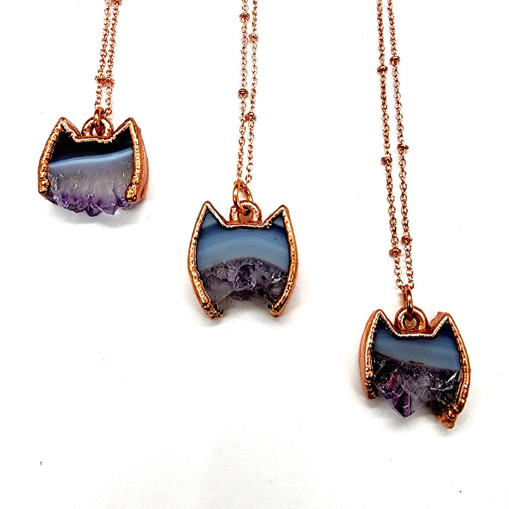 Amethyst Cat Pendant