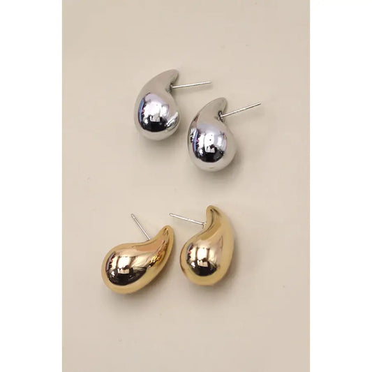 Shiny Droplet Studs