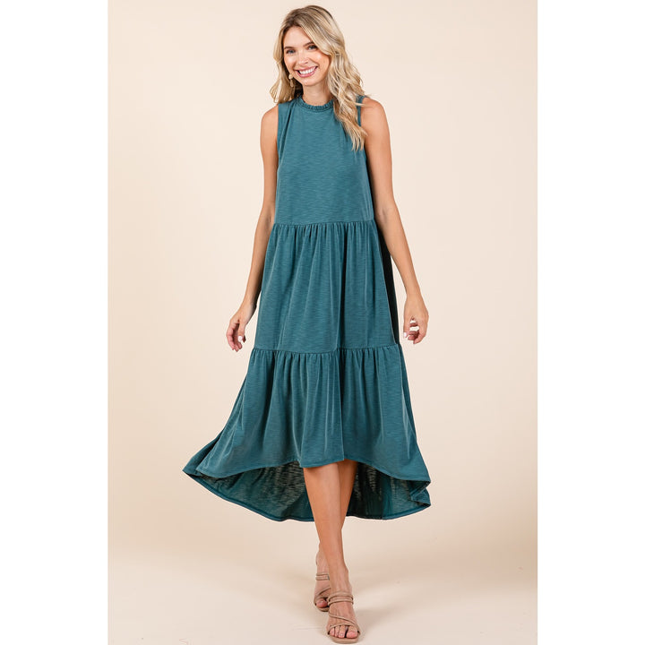 Tiered Hi-Low Maxi Dress