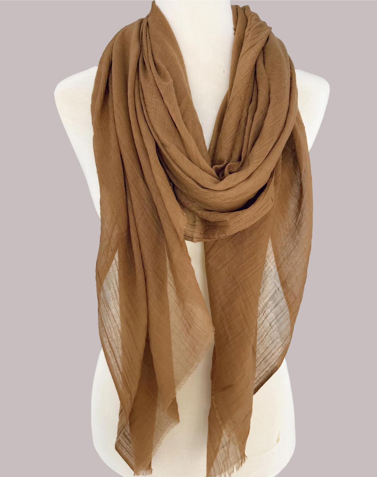 Soft Solid Color Scarf