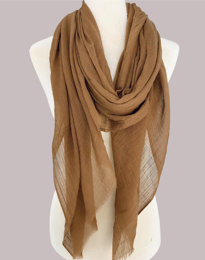 Soft Solid Color Scarf
