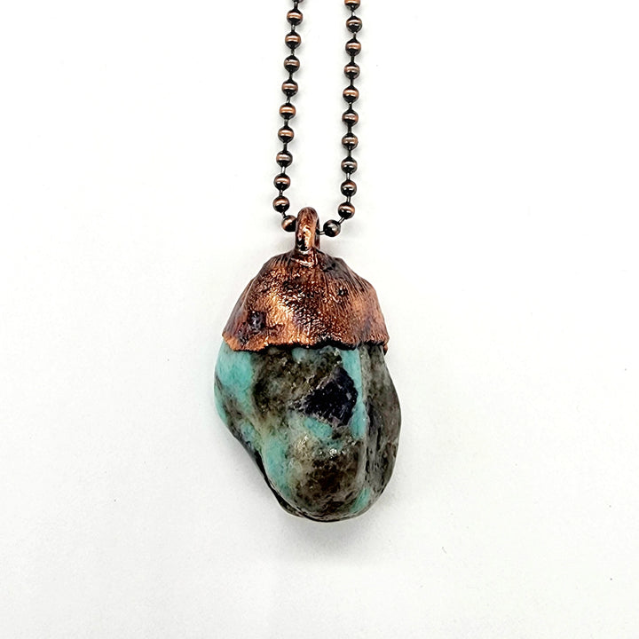 Merging Metals Ball Chain Necklace