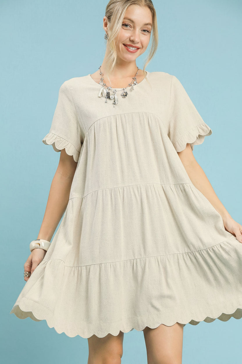 Linen Babydoll Dress – Charmed Boutique