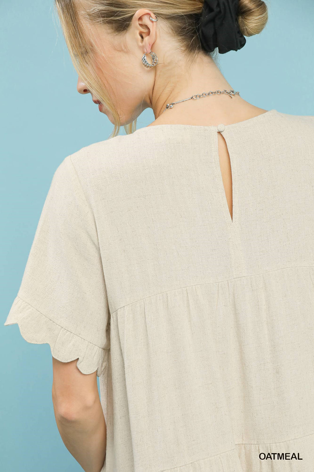 Linen Babydoll Dress