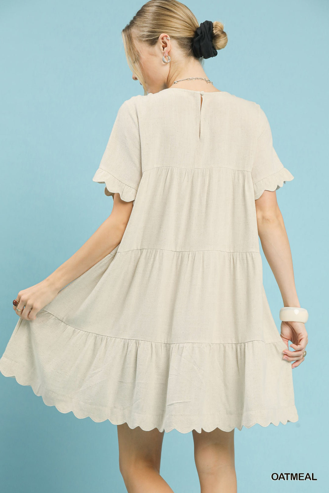 Linen Babydoll Dress