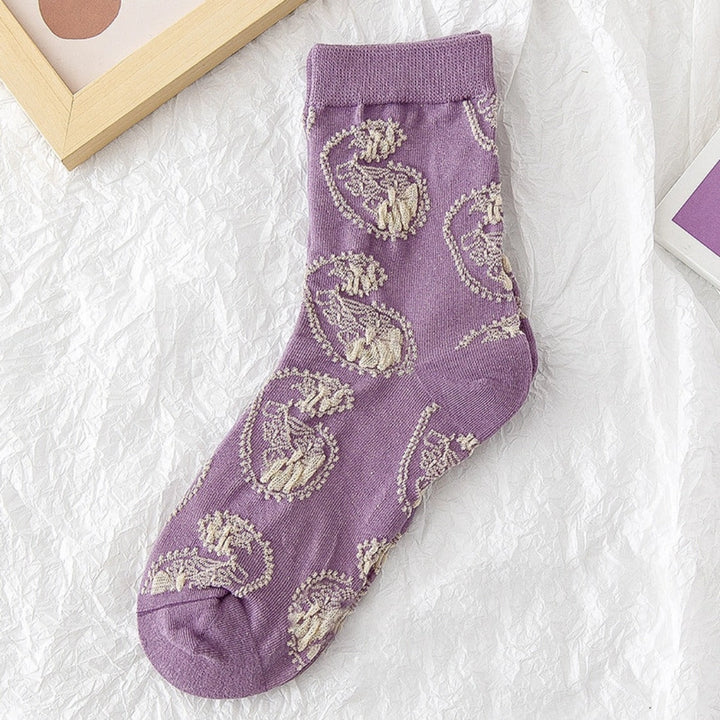 Embossed Women's Socks