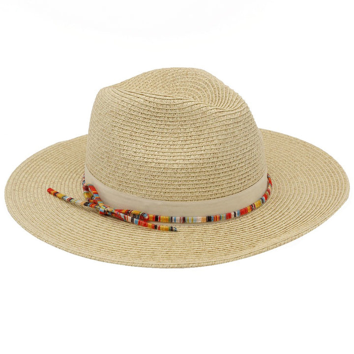 Multicolor Trim Summer Hat