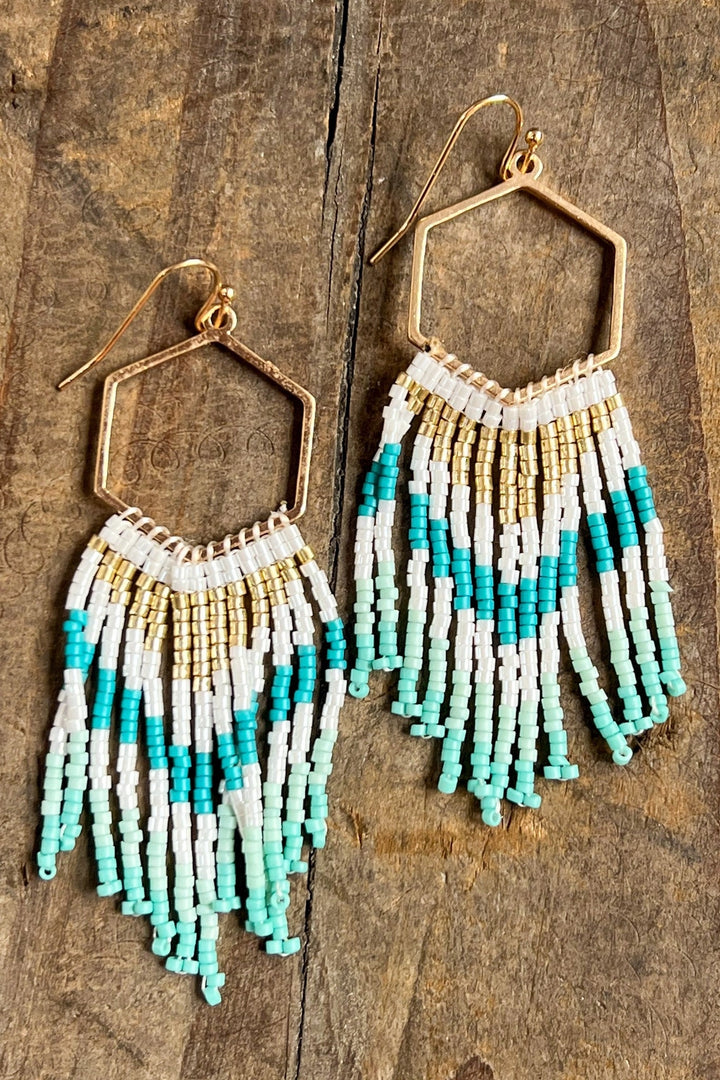 Calypso Beaded Tassel Earring