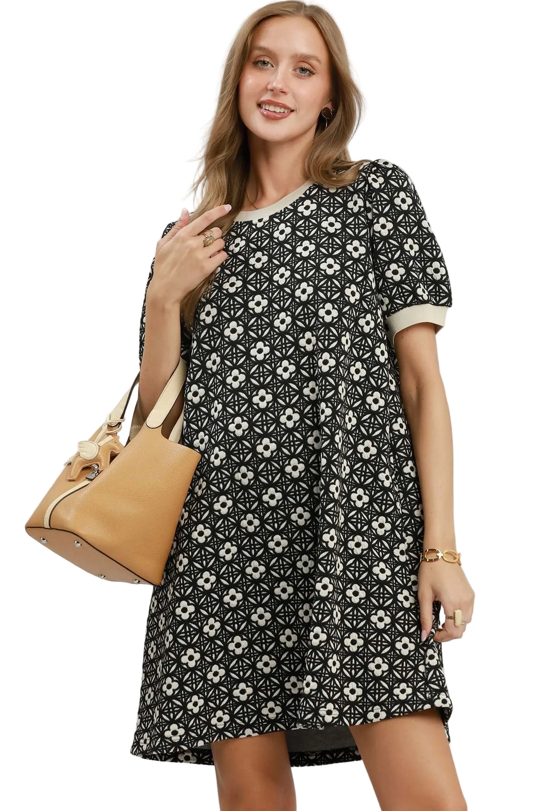 Textured Shift Dress