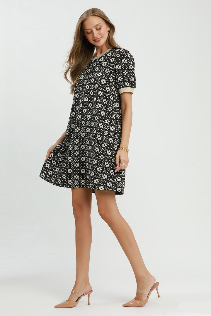 Textured Shift Dress