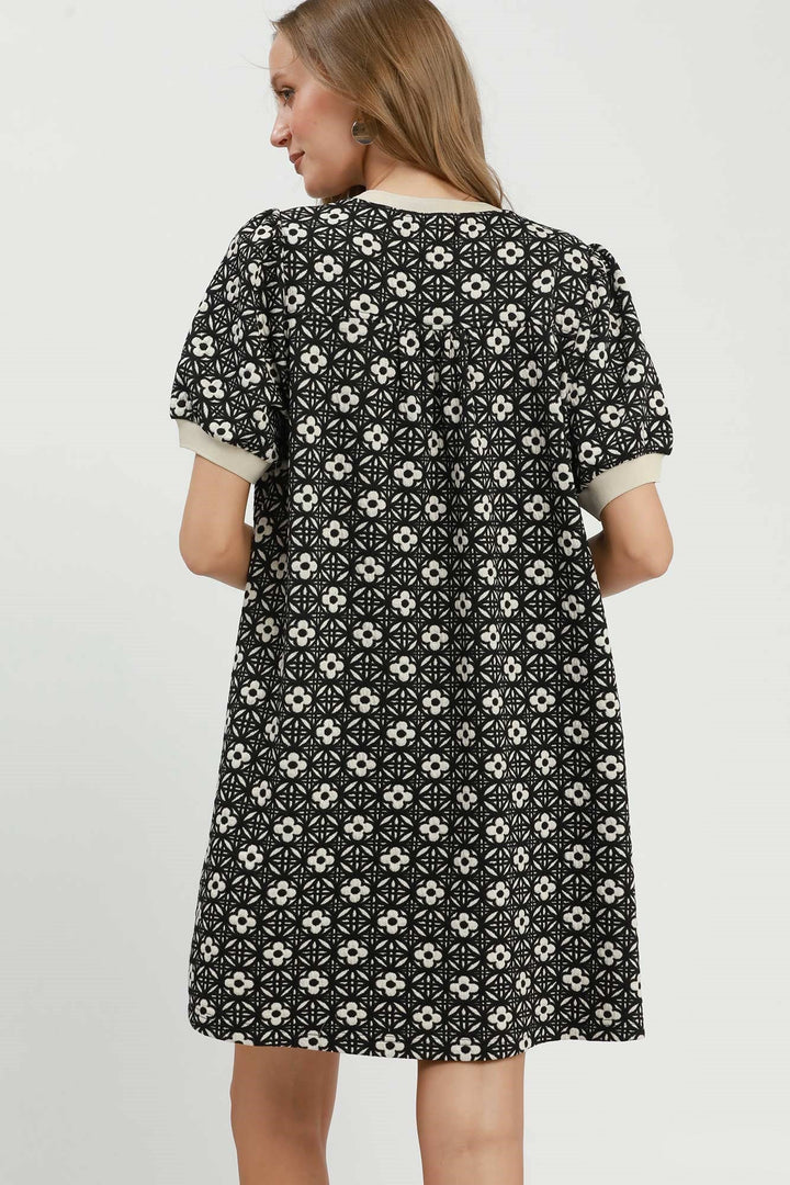 Textured Shift Dress