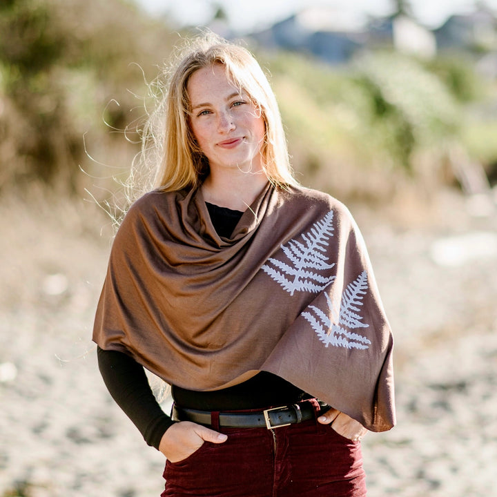 Hand Printed Lightweight Poncho