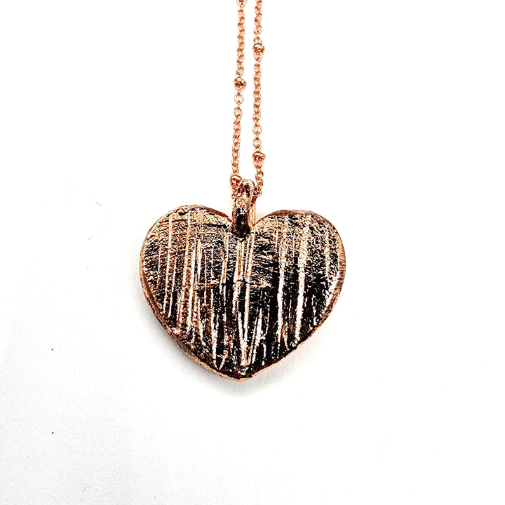 Lepidolite Heart Necklace