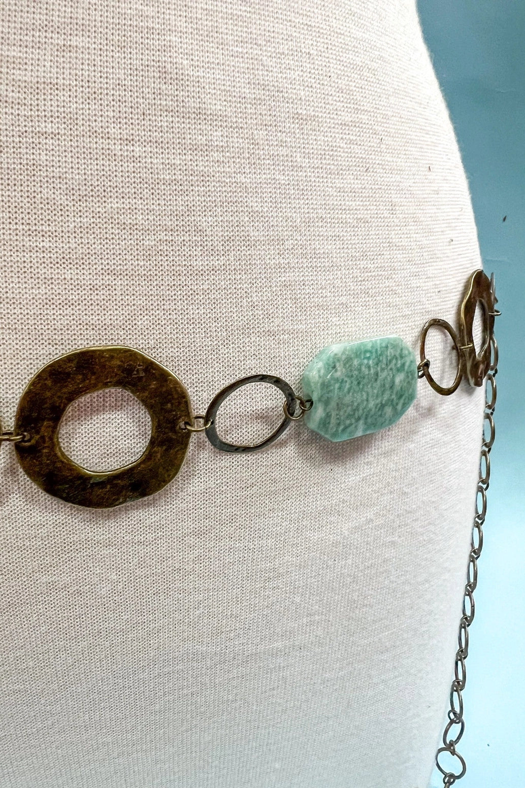 Amazonite Boho Belt