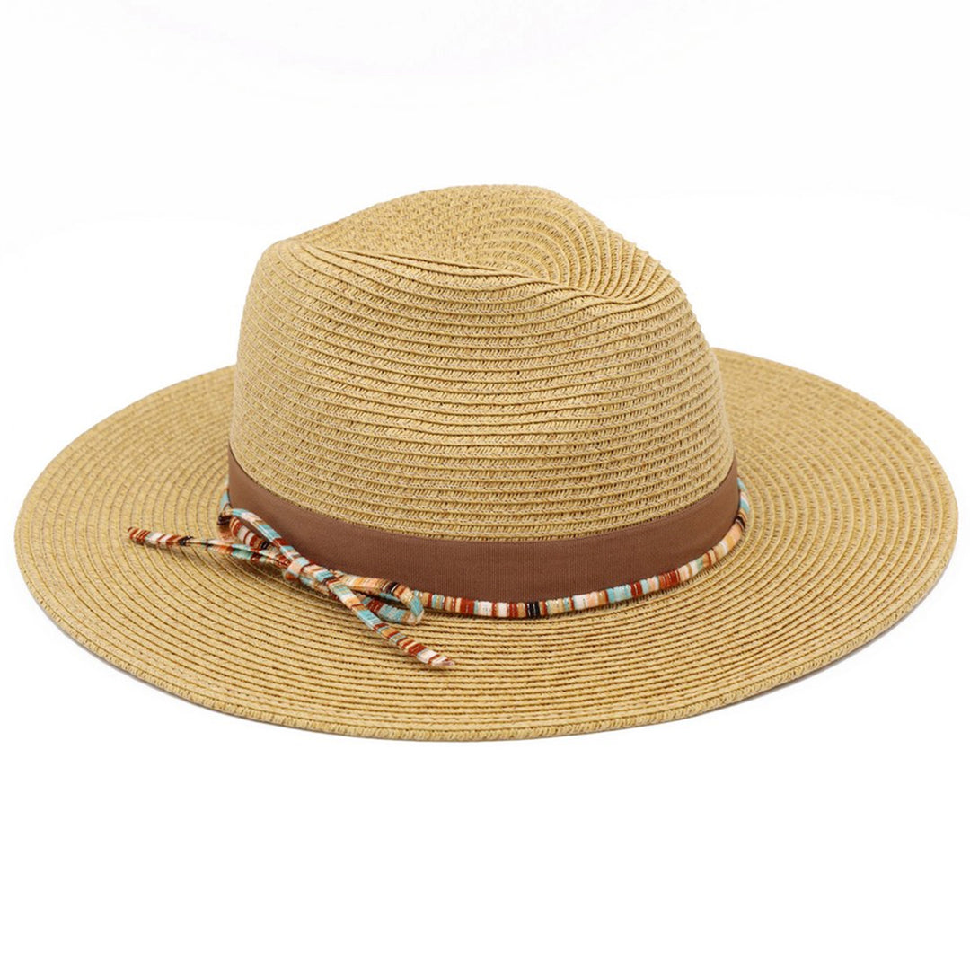 Multicolor Trim Summer Hat