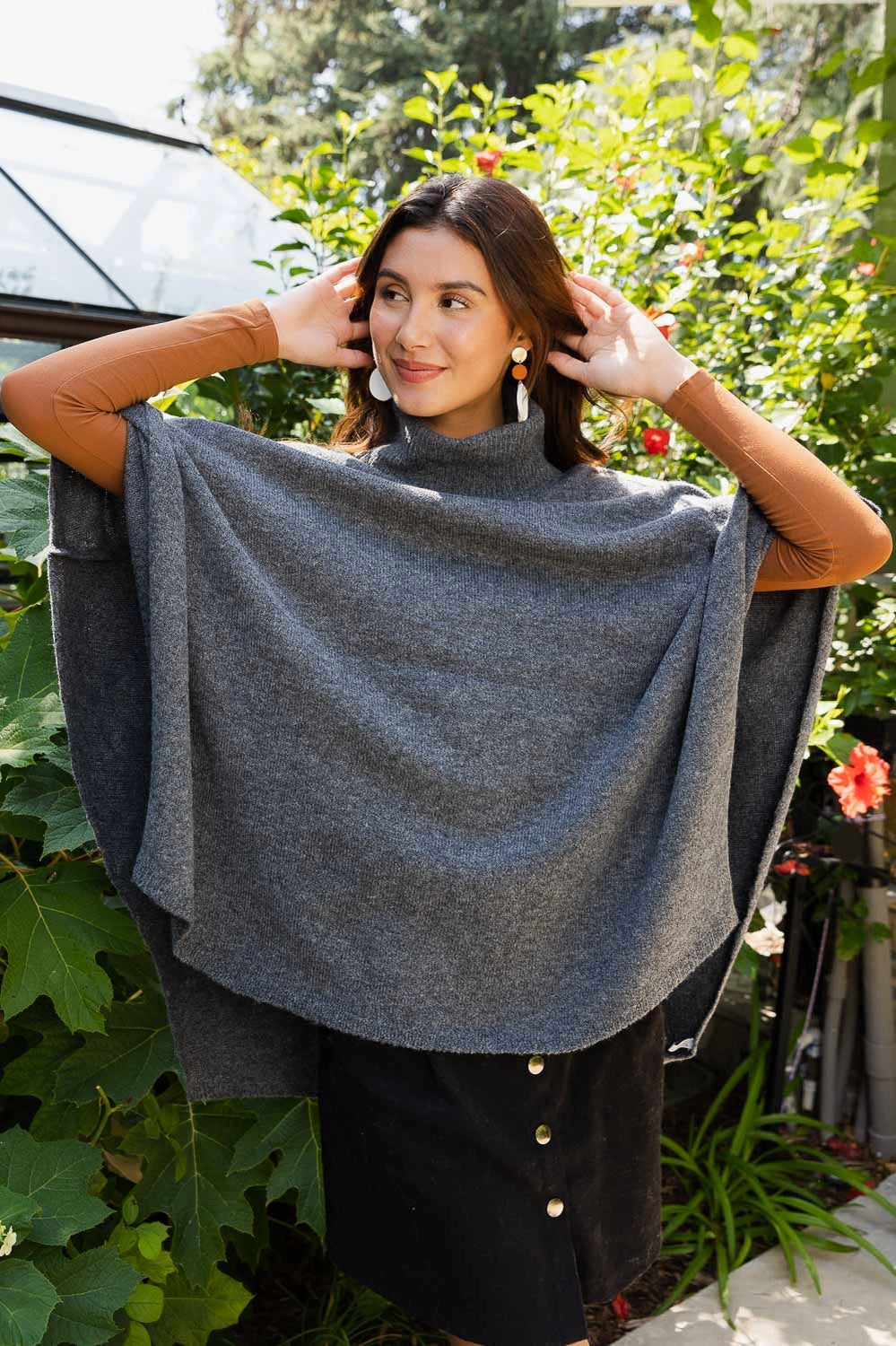 Turtleneck Poncho