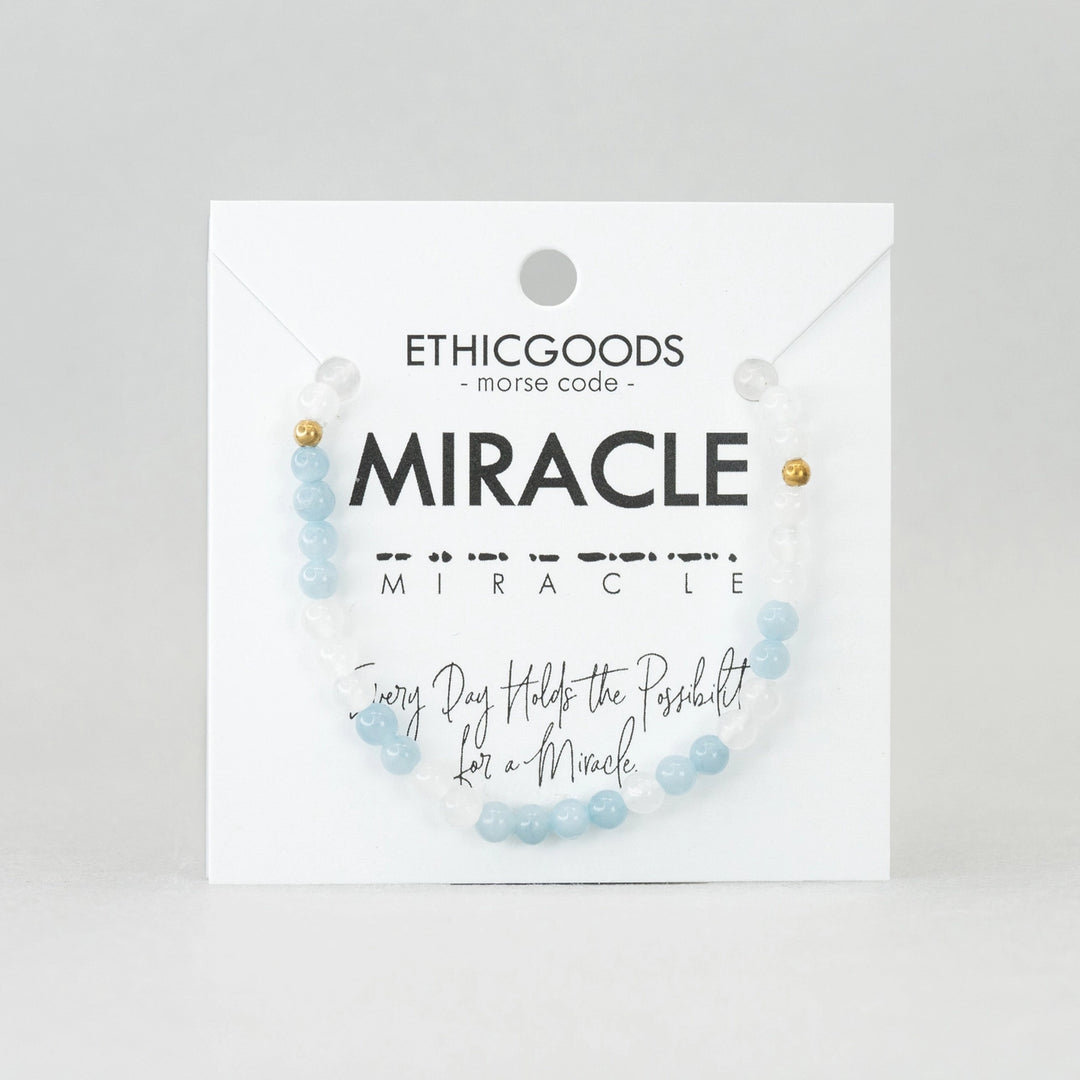 Morse Code Bracelet - MIRACLE