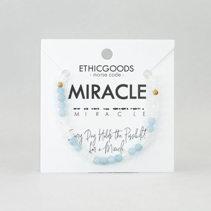 Morse Code Bracelet - MIRACLE