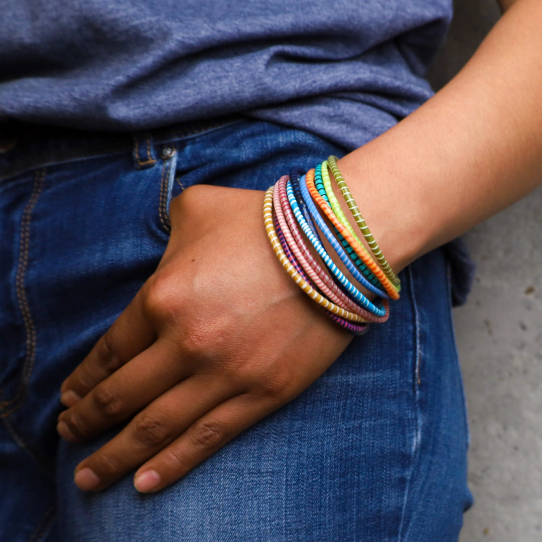 Recycled Flip Flop Bangle