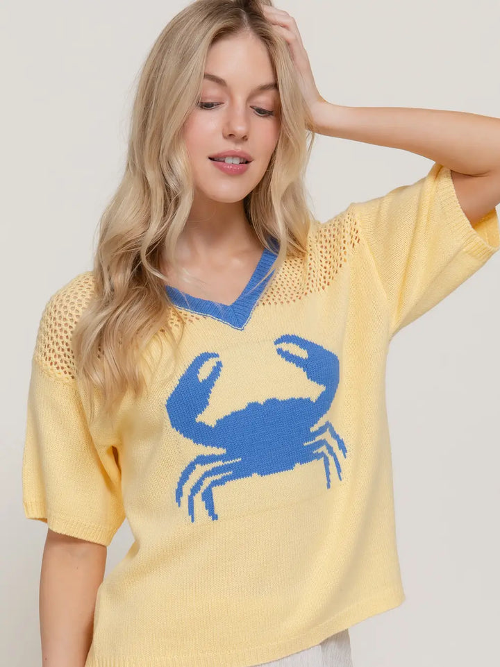 Nautical Theme Knit Top